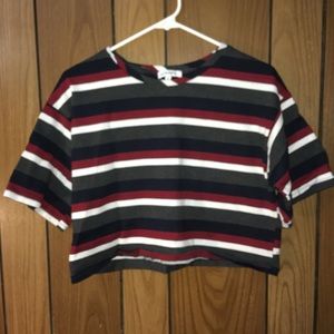 Striped crop top